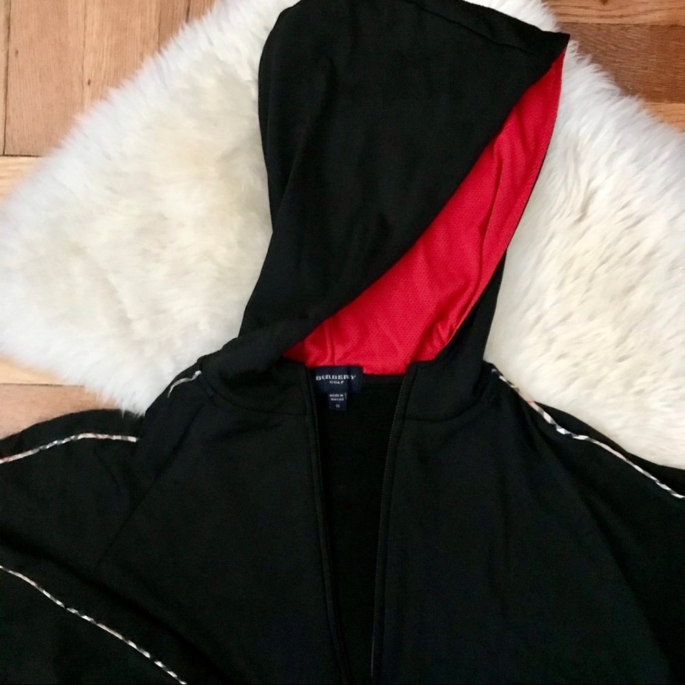 Lightweight Burberry Golf Zip-Up Hoodie - Picture 2 of 8